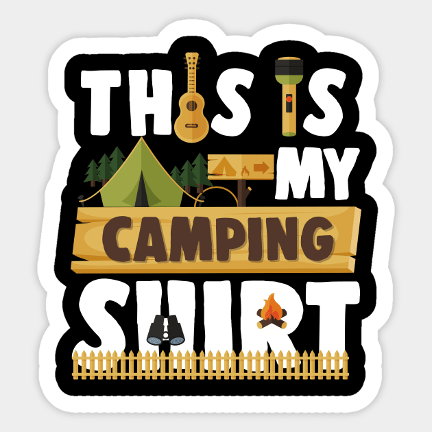 This Is My Camping Sticker by Skylane